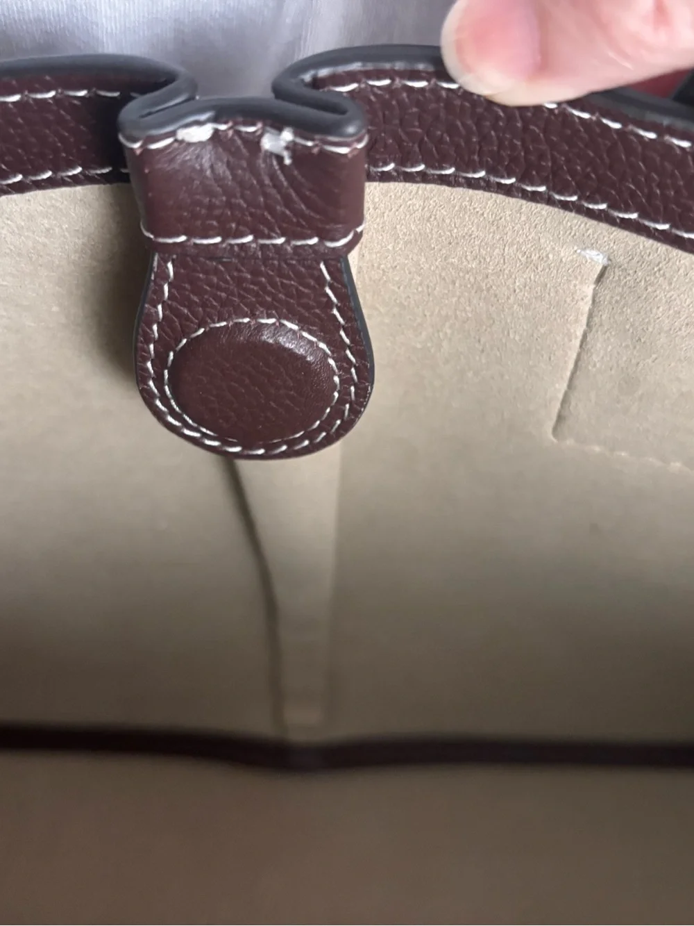 Le Tanneur pebbled leather
